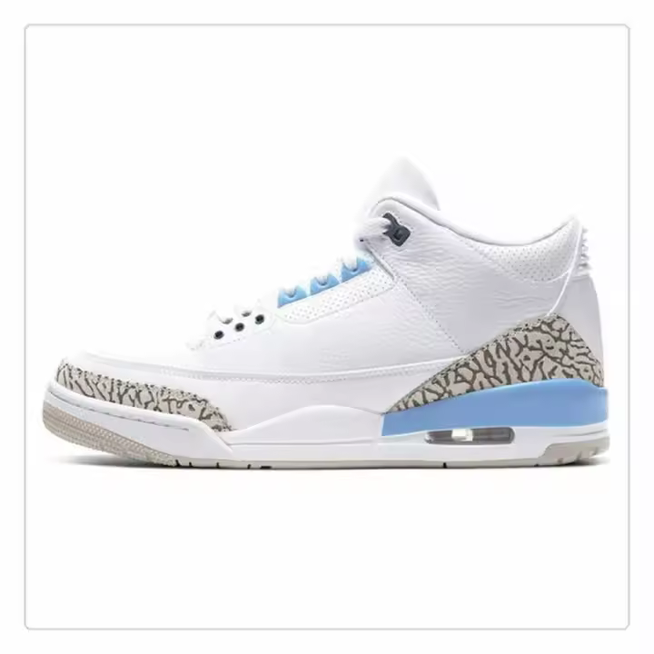 basketball White Breathable Flat Walking Trainers Casual Sneakers Women Outdoor Running Shoes 3s  Designer  Men Sports shoes - 1