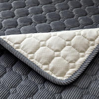 Cubierta De Sofá Universal De Peluche Gruesa Antideslizante Para Sala De Estar Decorativa Tela De Silla De Piso De Poliéster 100% Estilo Sólido - details 9