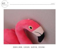 Alfombra De Flamingo De Peluche Suave Animal Decoración De Habitación Kawaii Regalo De Cumpleaños Para Niños Realista Juguete De Flamingo De Peluche - details 9