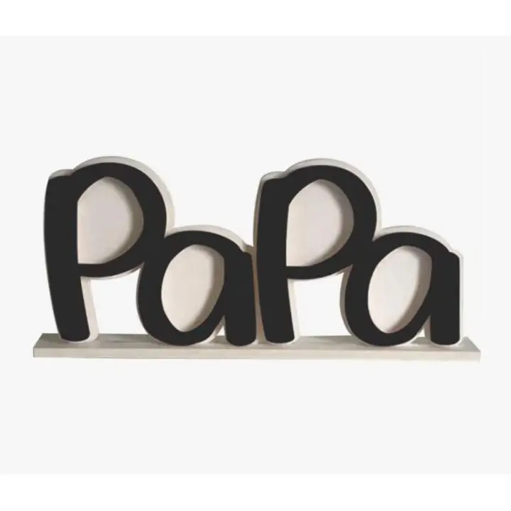 Marco de Foto para Papá Regalo de Cumpleaños para Padre Regalo de Día del Padre Porta Fotos de Padre Negro - 1