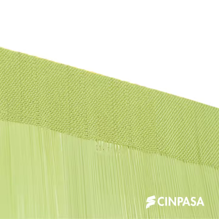 CINPASA - Cortina de Hilos con Panel de Velcro Profesional – Diseño Moderno y Versátil para Decoración de Tiendas, Muestrarios y Espacios Elegantes con un Toque de Suavidad y Sofisticación - 100x300 CM - 1