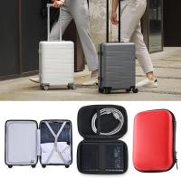 Funda Rígida para Portable External SSD - Funda de Viaje con 2 Compartimientos Interiores (Rojo) - details 4