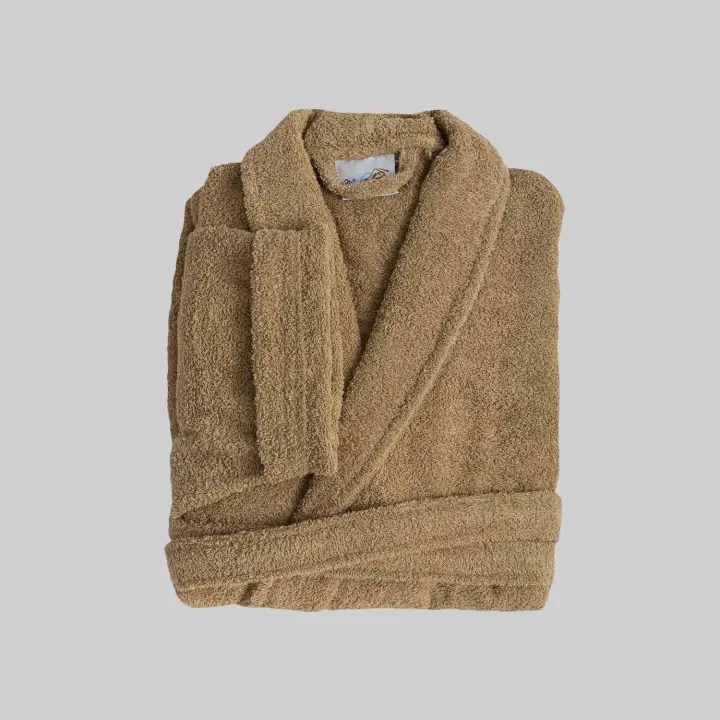 Albornoz Rizo de Algodón Absorbente y Esponjoso para Baño y Ducha. Talla S, M, L, XL.  Algodón. - 1