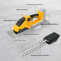 Podadora De Bricolaje 2-en-1 Cortacésped Eléctrico Sin Cable Con Kit De Trimmer De Barril Para Jardín Compatible Con Batería Dewalt 20V (No Incluida) - details 5