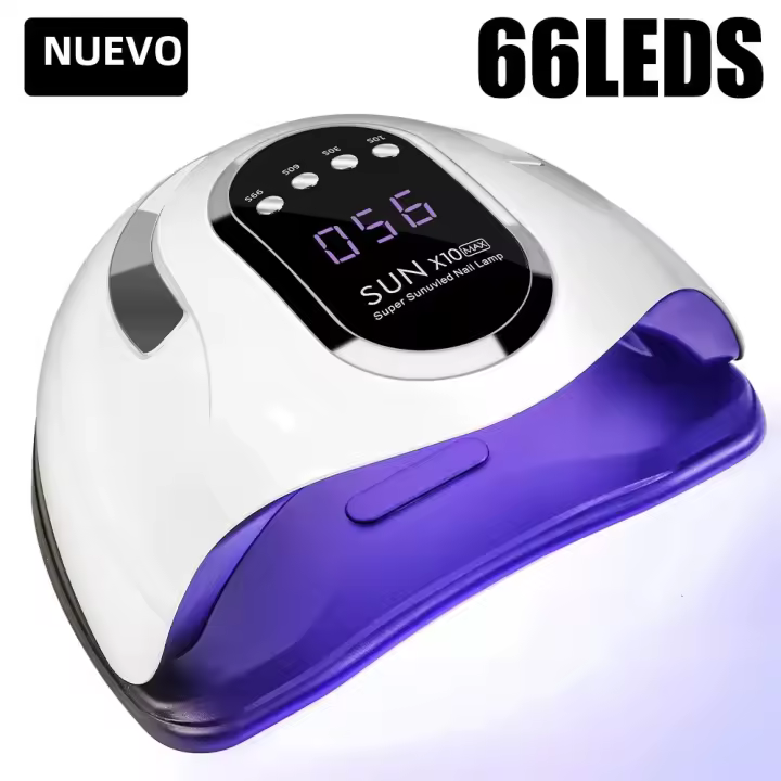 Lámpara Profesional Para Secado De Uñas X10MAX 280W Máquina De Secado De Esmalte De Manicura Con Sensor Automático UV LED - 1