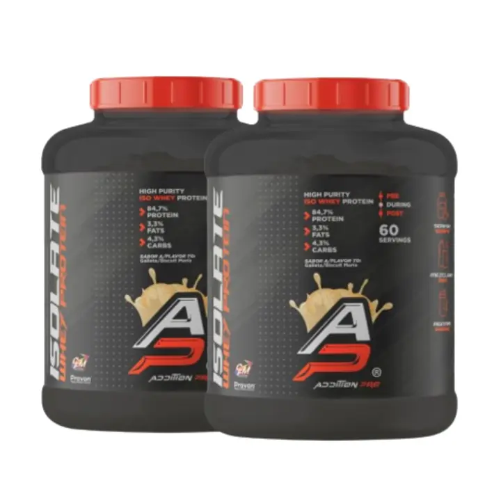 Pack 2 Proteinas ISO CFM Sabor: Galleta - Addition Pro  MuscleCult  Aumento masa muscular - 1