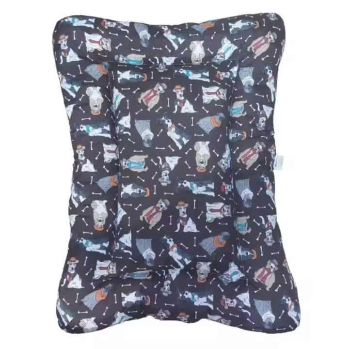 Buen Amigo Pet Shop S.L. Colchón Rectangular L Barakaldo Vet Shop 95 X 70 Cm - Perros Negro - Cómodo y Resistente - 1
