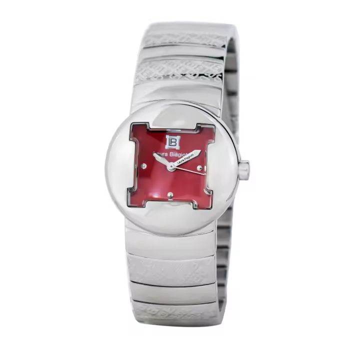 LAURA BIAGIOTTI Reloj Analógico para Mujer de Cuarzo con Correa en Acero Inoxidable LB0050L-01M - 1