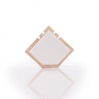 Soporte De Joyería Creativo En Forma Geométrica Madera Para Colgantes Pulseras Pulseras Anulares Expositor De Escritorio - details 16