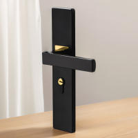 Cerradura De Seguridad Para Puerta De Metal Antirrobo Con Llaves Cerradura De Manija Para Entrada Dormitorio Baño Material De Hierro Tamaño 230*140*60mm Peso 780g - details 2