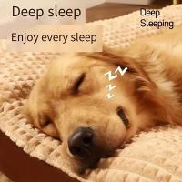 Cama De Perro Caliente Para Invierno Tapete De Dormir De Corduroy Suave Para Pequeños Medianos Y Grandes Perros Con Opcional Funda Lavable - details 1