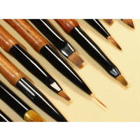 Pincel De Arte Para Uñas 1pcs Herramientas Para Manicura UV Gel Extensión Acrílica Dibujo Pintura Gradient Halo Dye - details 4