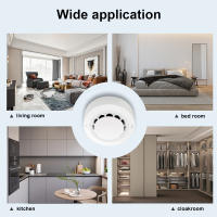 Detector De Fuma Tuya WiFi Alarma De Incendio Protección Hogar Seguridad Síntomas De Fuma 80dB Combinación De Alarma De Incendio Para Casas Y Líquidos - details 6