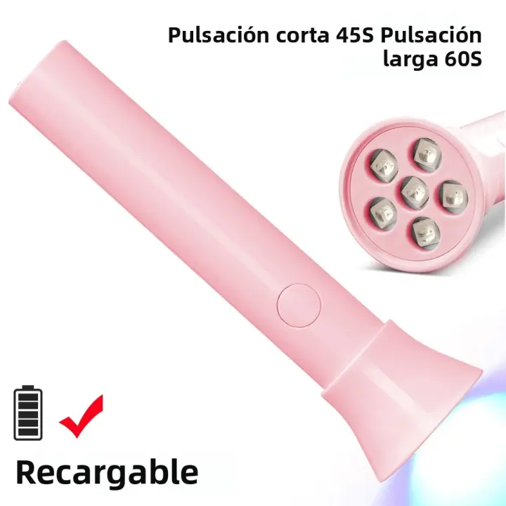 LULAA Secador De Uñas LED USB Portátil Para Hogar Y Salon Herramientas Fototerapia Recargable Mini Lámpara UV Para Manicura Profesional - 1