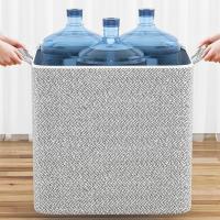 Caja De Almacenamiento Para Edredones Organizador a Prueba De Polvo Contenedor Ecológico De Plástico Espacio Ahorrador Para Ropa Y Sábanas - details 4