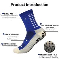 3 Pares De Calcetines Y Protecciones De Rodilla Para Hombres Non Slip Para Fútbol Y Baloncesto Calcetines De Terciopelo De Nylon De Altura Rodilla Protección De Calf Para Deportes Adultos Y Adolescentes - details 7