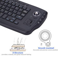Teclado Portátil Jomaa Con Ballón De Tracció Y Rueda De Desplazamiento Mini Teclado USB Para Laptop TV Box Compatible Con Windows Y Android - details 5
