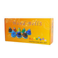 Juego De Campanas De Mano Para Niños 8 Notas Coloridas Instrumento Musical Orff Para Educación Temprana Y Juegos De Rol - details 9