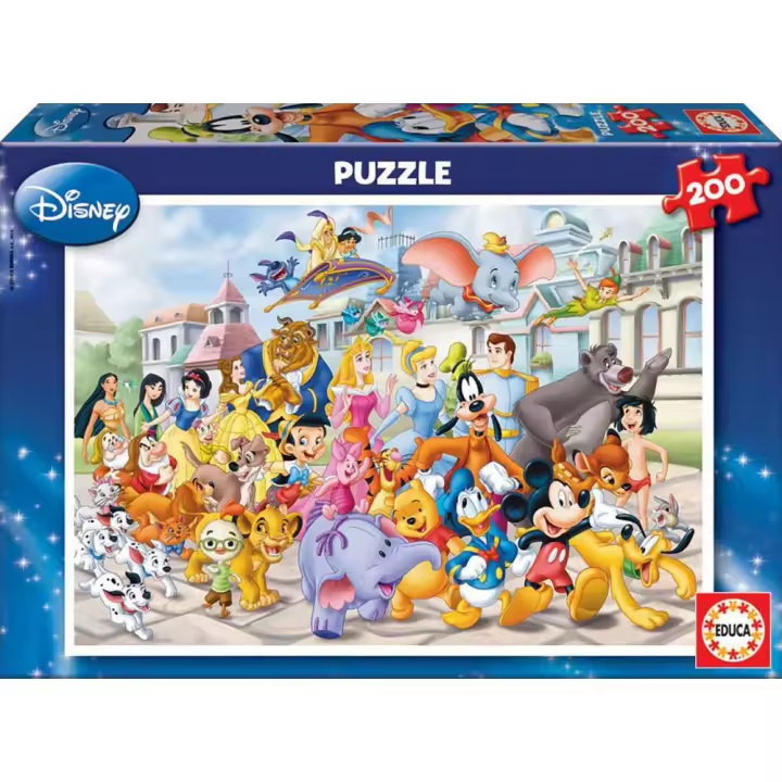 Educa Puzzle de 200 piezas  cabalgata Disney Educa 13289 - 1