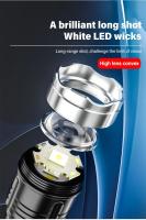 Linterna Táctica LED De Alta Potencia Recargable USB Luz Fuerte Impermeable Torcha Poderosa Lámpara Super Brillante Para Exteriores - details 8