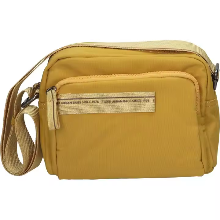 TIGER | Bolso Bandolera Tiger para Mujer - Bolso Bandolera Casual en Color Mostaza - Bolso con Cremallera - Bolso Bandolera Ajustable - Modelo RB2408 - 1