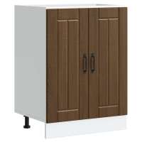 vidaXL Panel para lavavajillas Lucca madera contrachapada sonoma gris en color Gris sonoma/Gris hormigón/Negro y más - details 3