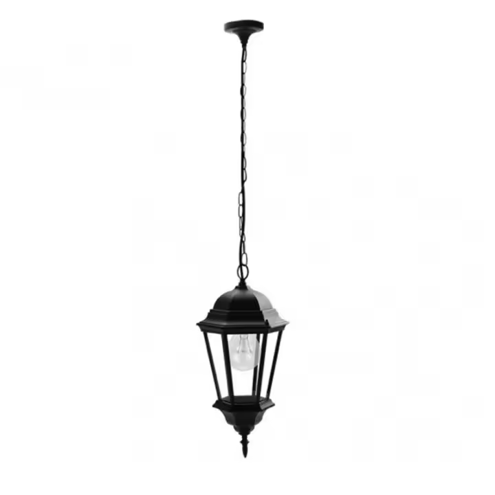 FABRILAMP FAB 149791009 | Colgante Exterior Aluminio Regulus 1xe27 Negro Regx23x23 Cm Ip44 - Diseño Moderno - 1