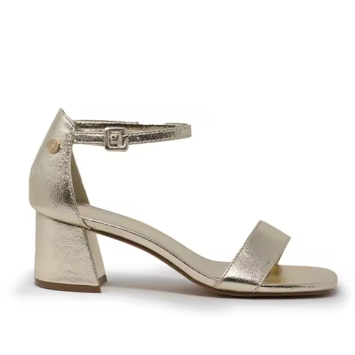 Sandalias con tacón mujer REFRESH 172585 01 SANDALIA CORREA TOBILLO ORO 34481 25V - 1