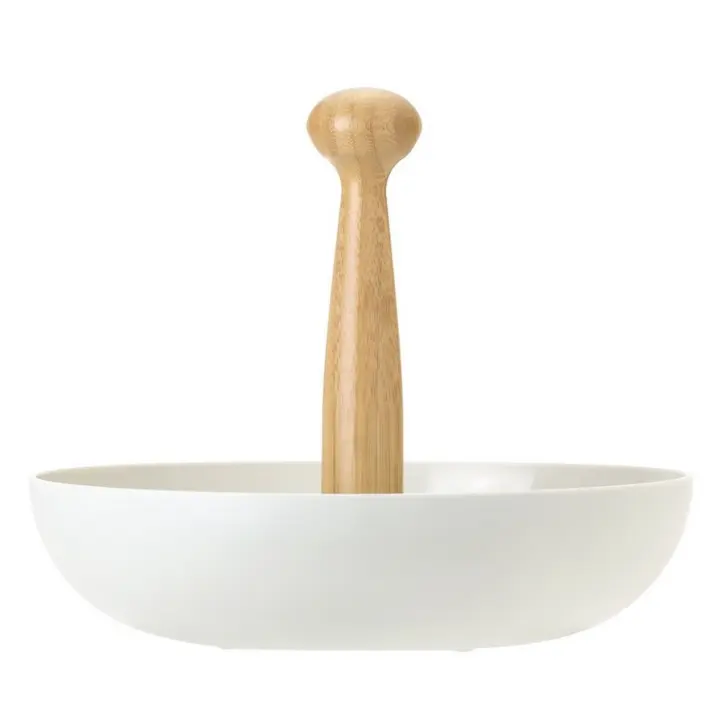 Vigar - Frutero Taula Bamboo - Diseño Elegante - Fabricado En Bambú Natural - Resistente Y Duradero - Ideal Para Decorar La Cocina - Amplio Espacio Para Frutas Y Verduras - Fácil De Limpiar. - 1