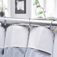 50PCS Gancho De Metal Para Cortina Herramientas De Decoración Doméstica Accesorios Para Rieles Y Travesesías De Cortinas Estilo Moderno - details 2