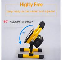 Lámpara De Trabajo Portátil LED Recargable Impermeable Con Luz De BÚsqueda Potente Para Camping Y Exterior Batería Incluida - details 8