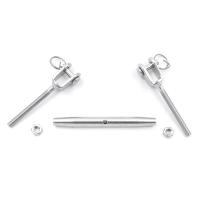 Ajustador De Tensión De Acero Inoxidable 304 M5-M12 Para Amarre Marítimo Abrazadera De Cuerpo Cerrado Herramienta De Metal Para Artesanía - details 6