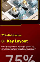 TECLADO MECÁNICO GAMING LEOBOG Hi75C pro Con Aluminio Y Teclas De Intercambio Calor Cableado RGB Personalizable Para Jugador Con Gaskets - details 18