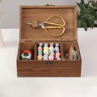 Caja De Hilo Y Agujas Vintage Para Costura Organizador De Almacenamiento Para Manualidades Y DIY Caja De Madera Para Mujeres Adultos - details 9
