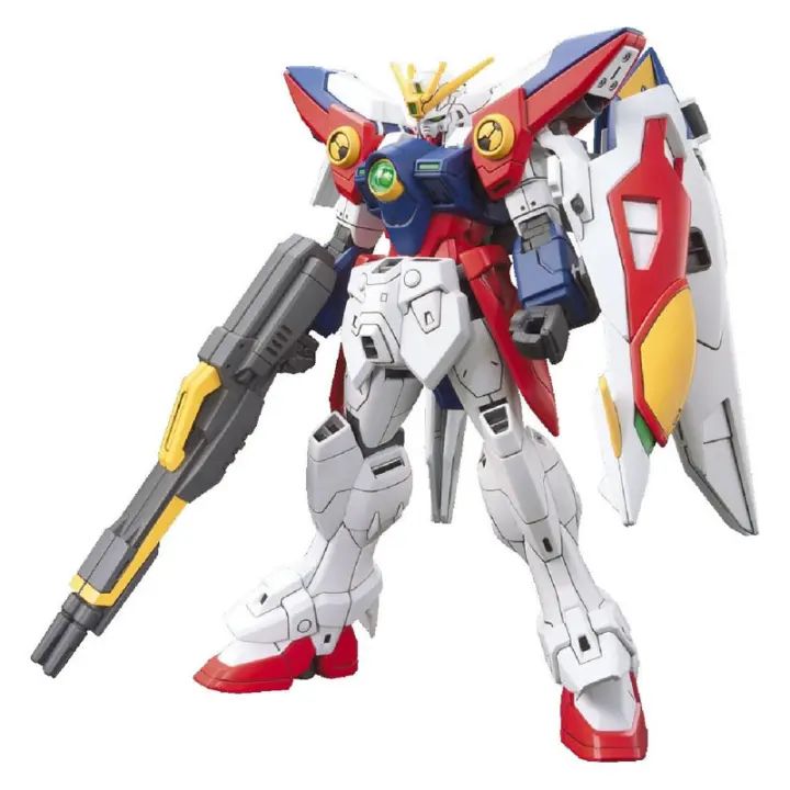 Bandai Gundam - HGAC - 174 - XXXG-00W0 Wing Gundam Zero 1/144    - Montaje Fácil - Piezas Pintadas - No requiere pegamento - 1
