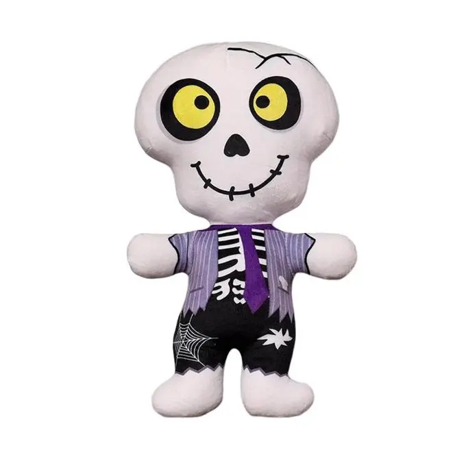Muñeco de peluche de Halloween, muñeco de peluche de monstruo de esqueleto de 30 cm, muñeco de peluche de Halloween - 1