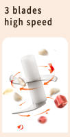 Mini Trituradora De Alimentos Eléctrica Multifuncional Cargador USB Molinillo De Ajo Trituradora De Hielo Y Verduras Regalo De Cocina - details 12