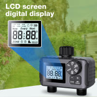 Timer De Riego Automático Para Jardín Con 2 Salidas Sistema De Riego De Infiltración Programable Inteligente LCD Herramienta De Riego - details 3