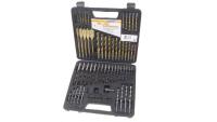 Juego brocas 60 piezas metal madera piedra MANNESMANN 59860 Colocadas sinópticas en maletin práctico - details 0
