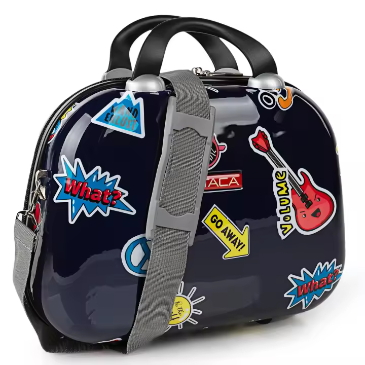 Neceser Mujer Y Infantil PC Policarbonato. Neceser Viaje De Calidad Rígido Con Asa Superior Y Correa Ajustable Para El Hombro. Elegante Marca De ITACA 702235 - 1