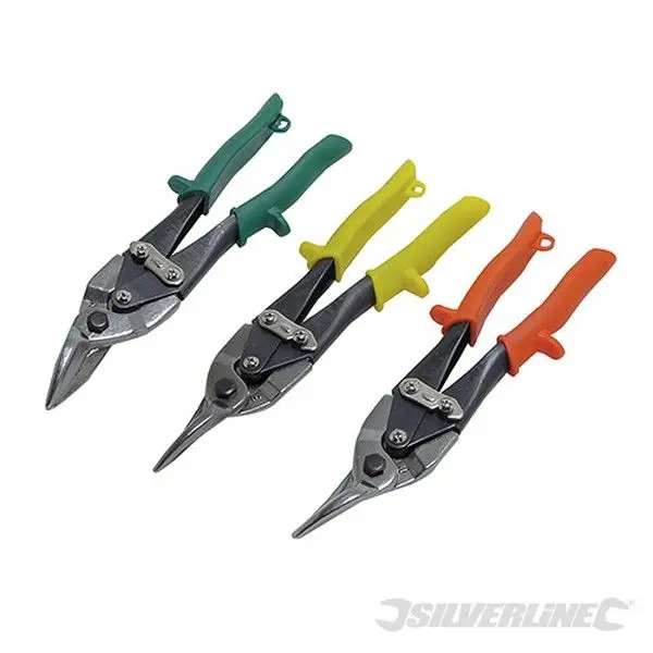 Tijera Cortachapas Silverline de Corte Recto 240 Mm - 1