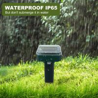 Repellente De Ratones Ultrasonido Solar Con Silbato Integrado Repelente Electrónico LED Para Jardín Y Pradera Repelente De Serpientes De Cría Al Aire Libre - details 6