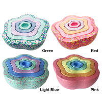 Piedras De Equilibrio Para Niños Juego De Entrenamiento De Equilibrio Antideslizantes Forma De Flor Stackables Para Promover Las Habilidades De Coordinación - details 8