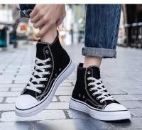 Zapatillas De Tenis Para Hombre Zapatos De Deporte De Lona Vulcánica Alta Respirables Plataforma Casuales Zapatos Trener Man - details 8