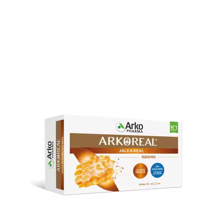 Arkopharma arkoreal jalea real fresca forte 1500 mg 20 ampollas - 1