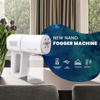Máquina de nebulización desinfectante profesional, atomizador electrostático ULV y pistola de vapor Nano de mano inalámbrica-PISTOLA DE PULVERIZACIÓN recargable con luz azul - details 4