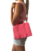 Bolso Mediano de Nylon Rosa - Estilo moderno y funcional - details 6