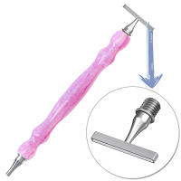 Nueva Pluma De Pintura De Diamante De Acero Inoxidable Delgada Para Herramientas De Arte Accesorios De Punta Para Pintura Con Diamantes - details 4
