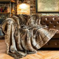 Manta De Peluche Imitación De Zorro Doble Capa Suave Y Cálida Para Decoración Del Hogar Y Sofá Cubierta De Cama Manta De Piel De Mink Para Adultos - details 0