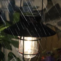 Lámpara Solar Externa Impermeable Vintage Para Jardín Patio Decoración De Navidad Iluminación Con Luces Solares De Metal Colgante - details 8